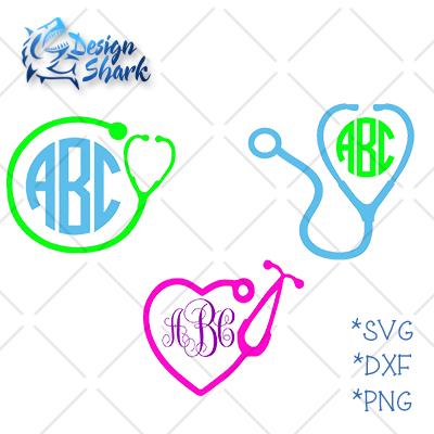 Stethoscope Set SVG Design Shark 