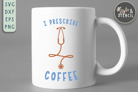 Stethoscope SVG Bundle SVG Style and Stencil 