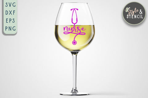 Stethoscope SVG Bundle SVG Style and Stencil 