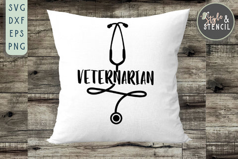 Stethoscope SVG Bundle SVG Style and Stencil 