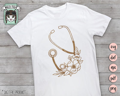 Stethoscope SVG Cut File SVG Wild Pilot 
