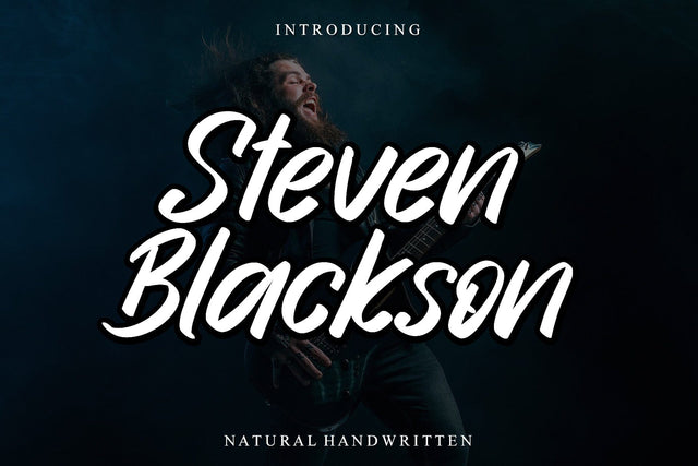 Steven Blackson Font Afandi Studio 