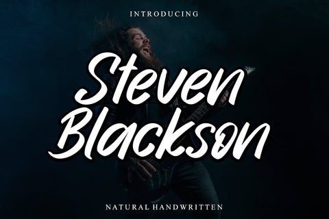 Steven Blackson Font Afandi Studio 