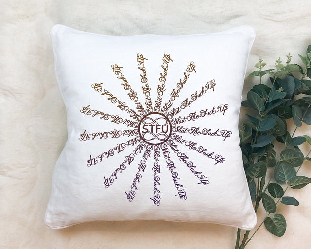 STFU Shut the Fuck Up Mandala Adult SVG Design | So Fontsy SVG Crafting After Dark 