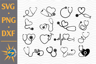 Sthethoscope SVG, PNG, DXF Digital Files Include SVG SVGStoreShop 