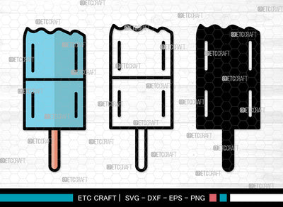 Stick Ice Cream Icons Color, Ice Cream Svg, Sweet Ice Cream Svg, Ice creams, Ice Lolly, Ice Cream Bundle, Icon Bundle, Svg Cut File, Dxf, Eps, Png, SVG ETC Craft 