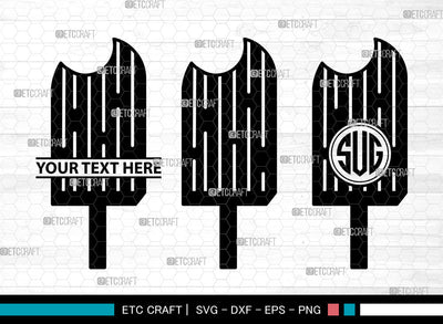 Stick Ice Cream Icons Monogram, Ice Cream Svg, Sweet Ice Cream Svg, Ice creams, Ice Lolly, Ice Cream Monogram, Icon Monogram, Svg Cut File, Dxf, Eps, Png, SVG ETC Craft 