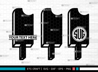 Stick Ice Cream Icons Monogram, Ice Cream Svg, Sweet Ice Cream Svg, Ice creams, Ice Lolly, Ice Cream Monogram, Icon Monogram, Svg Cut File, Dxf, Eps, Png, SVG ETC Craft 