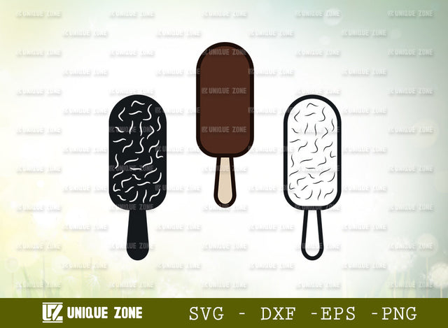 Stick Ice Cream SVG, Ice Cream Cone Svg, Frozen yogurt Svg, Summer Svg, Sorbet Svg, Dessert Svg, Gelato Svg, Stick Ice Cream Svg, Ice Cream Monogram, SVG Unique Zone 