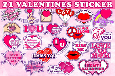 Sticker SVG Bundle, Sticker Sublimation Bundle, Valentines Day Stickers, Funny Stickers Designs, Sticker Design PNG File SVG D2PUTRI, SVG BUNDLE, SUBLIMATION BUNDLE, T SHIRT DESIGNS BUNDLE 