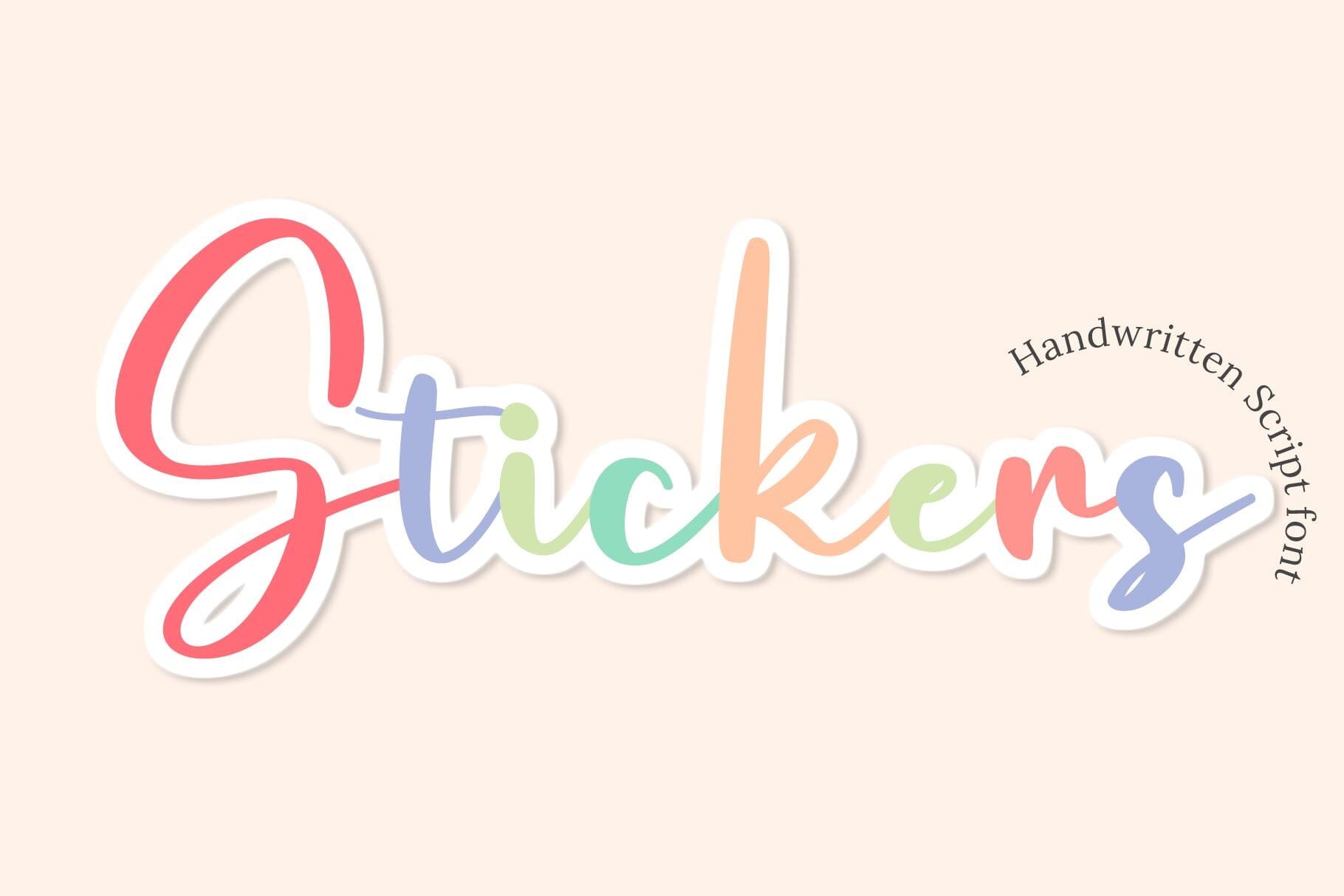Strong Women Stickers. Boho Stickers design - So Fontsy