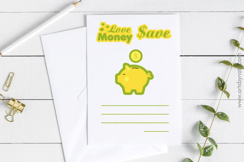 Stickers for budget money and payments. SVG Arts By Naty 