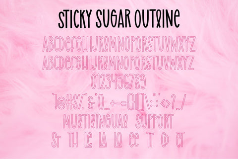 Sticky Sugar Font Dm Letter Studio 