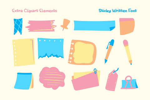 Sticky Written Font yumnatype 