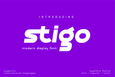 Stigo Font twinletter 