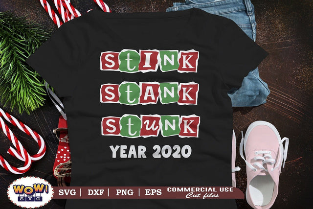 Stink Stank Stunk svg, Covid Christmas 2020 svg, Christmas, Dxf, Png SVG Wowsvgstudio 
