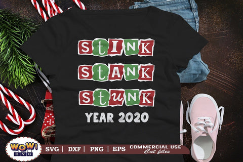 Stink Stank Stunk svg, Covid Christmas 2020 svg, Christmas, Dxf, Png SVG Wowsvgstudio 