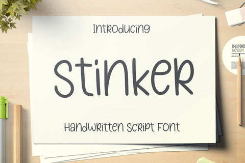 Stinker Font letterbeary 