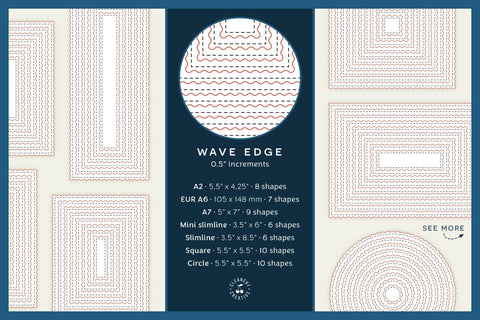 Stitched Nesting Shapes V3 Fancy Edges | sketch foil SVG for cards and paper crafts Sketch DESIGN CleanCutCreative 