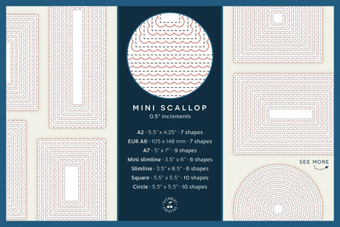 Stitched Nesting Shapes V3 Fancy Edges | sketch foil SVG for cards and paper crafts Sketch DESIGN CleanCutCreative 