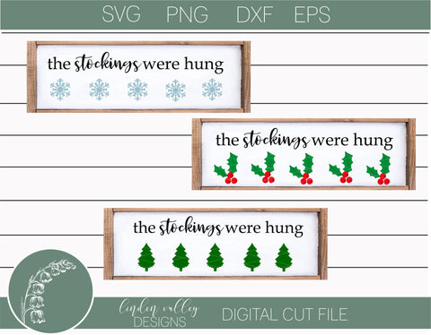 Stockings Were Hungs SVG|Christmas SVG SVG Linden Valley Designs 