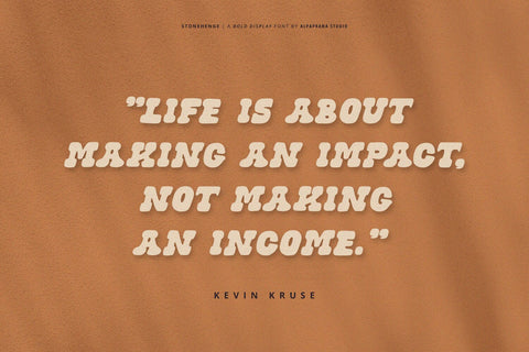 Stonehenge - Display Font Font Alpaprana Studio 