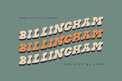 Stonehenge - Display Font Font Alpaprana Studio 