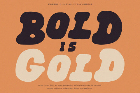 Stonehenge - Display Font Font Alpaprana Studio 