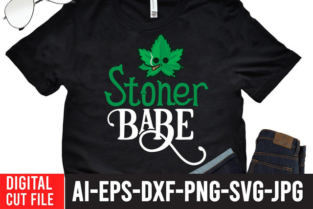 Stoner Babe SVG Cut File SVG BlackCatsMedia 