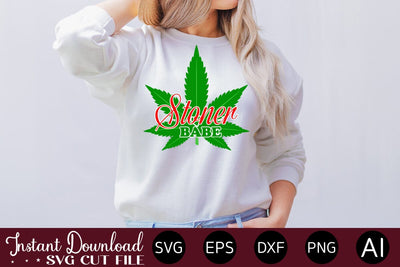 Stoner Babe SVG SVG designmaster24 