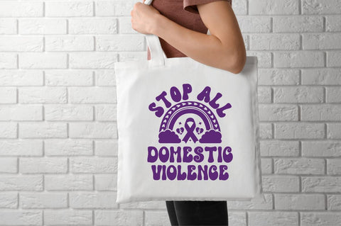 Stop all domestic violence SVG SVG DESIGNISTIC 