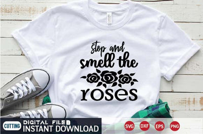 stop and smell the roses SVG designer krishna 