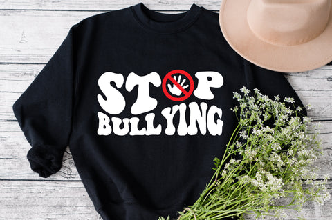 Stop bullying SVG, Teacher svg, stop svg, svg files for silhouette, cricut, svg files, svg, silhouette svg SVG Fauz 