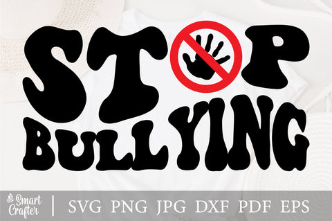 Stop bullying SVG, Teacher svg, stop svg, svg files for silhouette, cricut, svg files, svg, silhouette svg SVG Fauz 