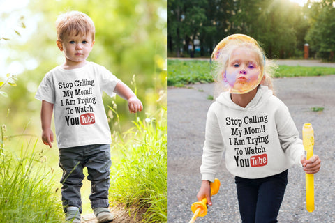 Stop Calling My Mom Iam Trying to watch YouTube SVG NextArtWorks 