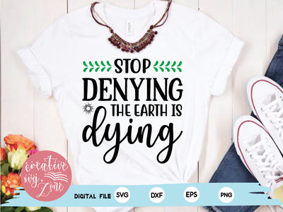 stop denying the earth is dying SVG md faruk hossain 
