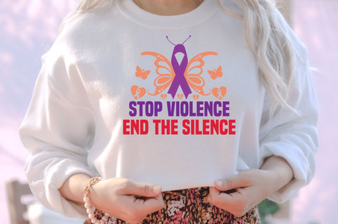 Stop Domestic Violence SVG Bundle SVG DESIGNISTIC 