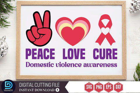 Stop Domestic Violence SVG Bundle SVG DESIGNISTIC 