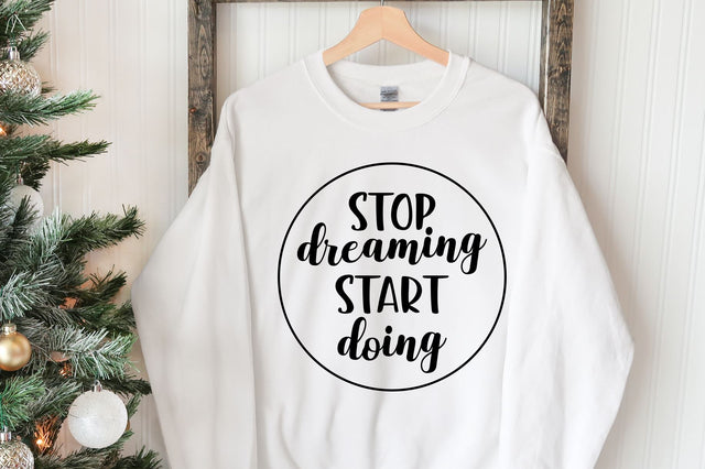 Stop Dreaming Start Doing Svg, Png, Dxf | Business Woman Files SVG RedFoxDesignsUS 