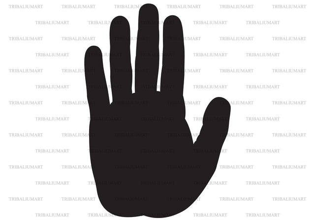 Stop hand SVG TribaliumArtSF 