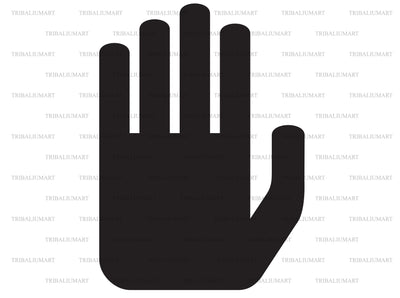 Stop hand SVG TribaliumArtSF 