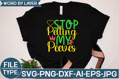 Stop Petting My Peeves SVG Cut File SVG Studio Innate 