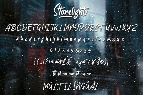 Storelights Font studioalmeera 
