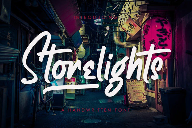 Storelights Font studioalmeera 