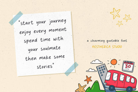 Stories Font Aestherica Studio 