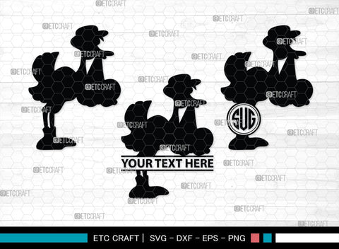 Stork Baby Shower Monogram, Stork Baby Shower Silhouette, Stork Baby Shower SVG, Baby Shower Svg, New Born Svg, SB00410 SVG ETC Craft 