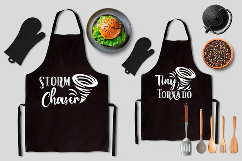 Storm Chaser and Tiny Tornado svg Fathers Day Daddy and Me Family Quotes clipart cut file SVG Zoya Miller 