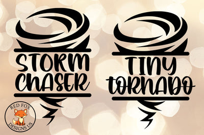 Storm Chaser Tiny Tornado SVG| Baby Quote | matching shirts SVG RedFoxDesignsUS 