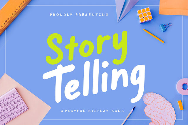 Story Telling Fun Font Font Creatype Studio 