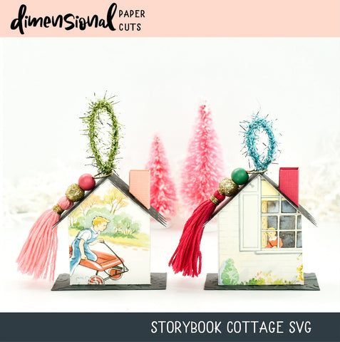 Storybook Cottage 3D Paper Dimensional Paper Cuts LLC 